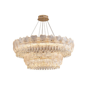 Modern Luxury Crystal Round Chandelier LED Multi Head <b>Ceiling</b> <b>Light</b> For Living Room Villa Hotel Wedding Hall - Product Image 4