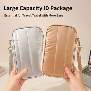 Porta Pasaportes de Viaje Acolchado con Logotipo Personalizado, Impermeable, con Múltiples Ranuras, Correa de Muñeca Desmontable, Cartera para Documentos de Identificación de Avión - Product Image 3