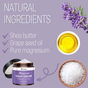 プライベートラベル純粋な天然ボディケアマグネシウムボディクリームなだめるような水分補給スキンケア穏やかな脚の痛みを和らげるクリームメーカー - Product Image 3