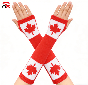 <strong>2026</strong> <strong>New</strong> Fashion Custom France Country Flag Pattern Long Arm Glove Sleeves Warmers Fingerless Knit Sleeves <strong>for</strong> <strong>Promotion</strong> Gift - Product Image 6