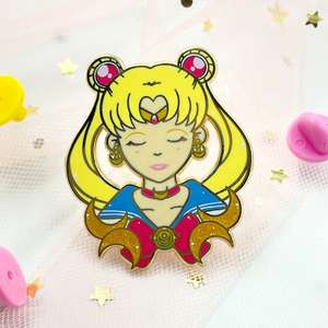 Бесплатный дизайн, милые эмалевые значки, производитель значков на заказ, мультяшные блестящие УФ-печатные мягкие значки на лацкан, эмалевые значки на заказ, аниме-значки - Product Image 4