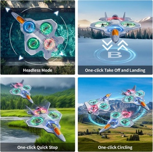 Mini Avión de Control Remoto 4DRC V50 para Niños, Regalo para Niños, Mini Dron Quadcopter con Retención de Altitud, Parada de Emergencia, Juguete Volador - Product Image 4