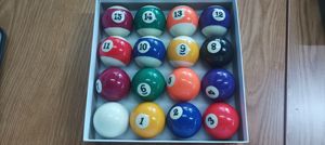 Bán Buôn Biểu Tượng Tùy Chỉnh Tám mươi Bóng Nhựa Phenolic Snooker Hồ Bơi Bóng Đặt 57.2Mm Cue Bóng Với Hộp Gói Cho Thể Thao Sử Dụng - Product Image 2