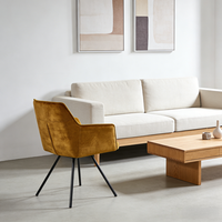 Chaises de salle à manger de haute qualité au design moderne, structure en métal, meubles de salle à manger, meubles de salon, meubles de maison