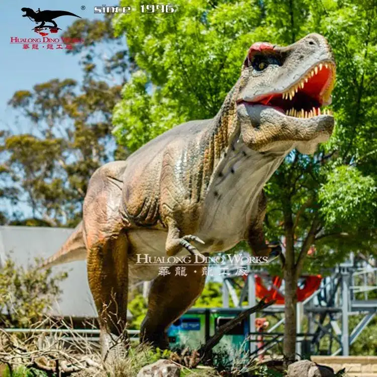 אמיתי בגודל טבעי אטרקטיבי בגודל חיים T-rex lifesize של עולם דינו לקניון קניות
