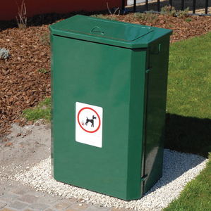 Papelera personalizada de fábrica para mascotas, lámina galvanizada gruesa, anticorrosión y antioxidante, estación de desechos para perros de calle y parque urbano - Product Image 4