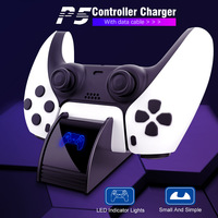 Station de charge sans fil à emplacement unique pour manette avec indicateur LED, compatible avec les consoles de jeu, fabriquée en Chine