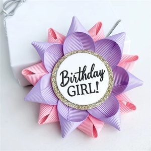 CUSTOM 1/2/3/4/5/6/7/8/9 anni spilla compleanno bambino buon compleanno spilla bambini accessori boutique - Product Image 1