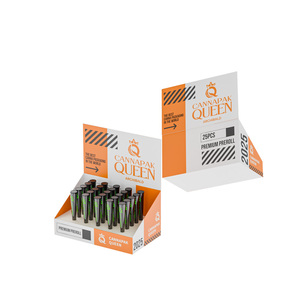 Trung Quốc Nhà sản xuất cam giấy sóng hộp hiển thị khói cửa hàng khuyến mãi truy cập hiển thị bao bì cho 25 cái Pre cuộn ống - Product Image 5