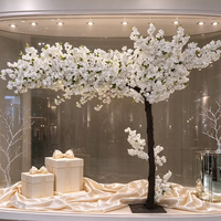 Bouquet de mariée Bagang, fleurs d'intérieur en fleurs de cerisier, décoration en saule, ficus banian, mariage, Noël, écologique