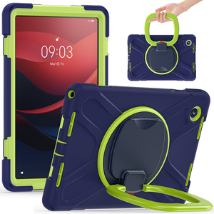 Armor Silicone Trở Lại PC Trường Hợp Bìa Cho Lenovo Tab Ý Tưởng Tab 11 K11 Tb336 M11 Tb330 K10 Đứng Nhiệm Vụ Nặng Nề Dây Đeo Vai Trường Hợp - Product Image 1