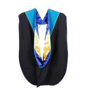 Cape <span class=keywords><strong>de</strong></span> <span class=keywords><strong>doctorat</strong></span> personnalisée <span class=keywords><strong>de</strong></span> haute qualité, en velours <span class=keywords><strong>de</strong></span> luxe, pour la cérémonie <span class=keywords><strong>de</strong></span> remise des diplômes universitaire - Product Image 3