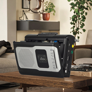 Tùy chỉnh trong suốt Cassette <span class=keywords><strong>Player</strong></span> Recorder Walkman với FM Radio Stereo cho món quà giáng sinh - Product Image 5