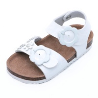 Hotsale Fashion Children Floral Sandals für Toddler Girls mit Flower Buckle und Arch Support Cork Sole Foot-bett