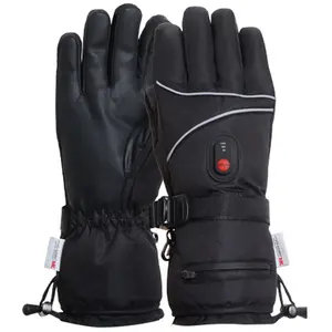 Gants de sport à batterie rechargeable pour hommes et femmes Gants de neige pour moto avec écran tactile