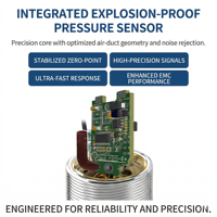 Transducteur de pression pour compresseur d'air industriel 0-10V DIN43650A, capteur pneumatique de vide, affichage numérique LCD, transmetteur de gaz IP65