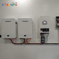 Système de générateur d'énergie 30 kW 30 kVA Système complet de stockage d'énergie 30 kWp Onduleur solaire hybride avec batterie solaire à 8000 cycles