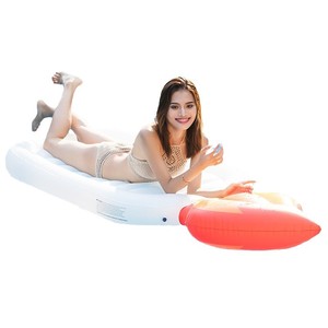 Adult Inflatable Swimming Float Reclining Pad Mermaid Design Environmentally Friendly PVC 0.3mm <b>Thickness</b> - Product Image 1