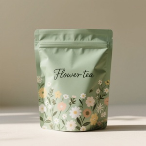 Sacs refermables en plastique imprimés sur mesure, anti-odeur, avec fermeture éclair, pour assaisonnements, café, thé en poudre, emballage alimentaire - Product Image 5