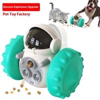 Großhandel: Umweltfreundlicher, wasserdichter IPX5 Haustier-Fressnapf & Spielzeug aus Kunststoff mit festem Muster – Neuheit für Hunde: Balance Car Slow Feeder