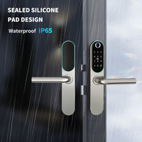 Cerradura Inteligente K710F IP65 sin Llave, con Huella Dactilar, Teclado, Electrónica, Impermeable, con Wi-Fi y Tuya para Casa y Airbnb