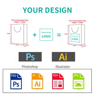 Wholesale <strong>Printing</strong> Custom Boutique Clothing Dress Shirt Packaging Paper <strong>Bag</strong> With Your Own Logo - Product Image 5