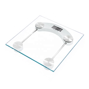 Pèse-personne domestique en verre trempé, mesure du poids corporel total, 180 kg - Product Image 2