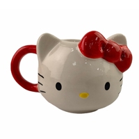 Mug en céramique en forme de chat mignon avec motif de dessin animé rose, idéal pour le café/le thé, cadeau parfait pour les amoureux des chats