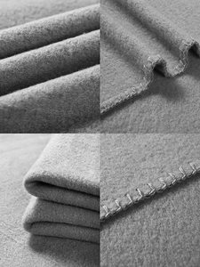 Couverture d'avion avec logo personnalisé 100% <span class=keywords><strong>polaire</strong></span> polyester tricotée avec motif solide couverture personnalisable pour avion - Product Image 6