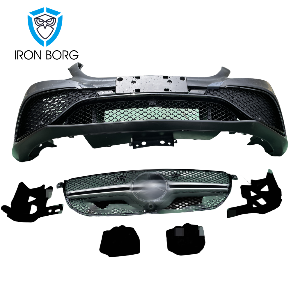 Front Bumper for Mercedes-Benz GLE63 AMG 2016-2019, White Auto