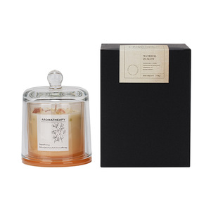 Vela Aromática de Cera de Soya con Tapa de Cristal, Decoración para el Hogar, Fragancia Duradera, Regalo - Product Image 3