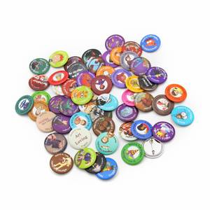 Custom Logo Tinplate Round Metal <b>Button</b> Pins Multi-Size Professional Manufacturer Printed <b>Badges</b> for Brand Gifts - Product Image 3