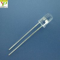 Diodes Led rondes personnalisées de 5mm rouge vert bleu jaune blanc pur blanc chaud orange ambre rose violet 1.8-3.5V 6v 12V 24V
