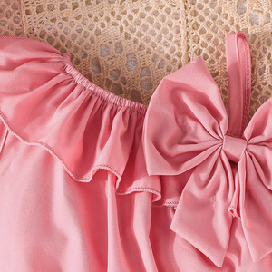 ชุดลำลองเด็กผู้หญิงน่ารักสำหรับฤดูร้อน ลายดอกไม้ เสื้อสายเดี่ยวและกระโปรงลายดอก - Product Image 5