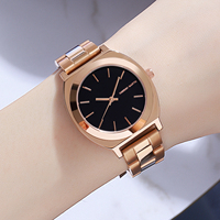 Montre à quartz élégante de qualité supérieure pour femme, mouvement japonais, montre personnalisée en forme de baril