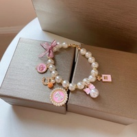 Collier pour chat en perles, chaîne de cou pour chien, flacon de parfum, décoré de perles, fournitures pour animaux de compagnie, accessoires pour chiens, vêtements pour animaux de compagnie, vente en gros