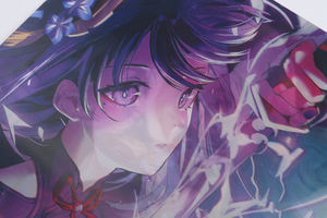 Nouveauté <span class=keywords><strong>Genshin</strong></span> <span class=keywords><strong>Impact</strong></span> Affiches holographiques 3D Affiches lenticulaires en mouvement Vente en gros Affiches d'anime Kpop En stock - Product Image 4