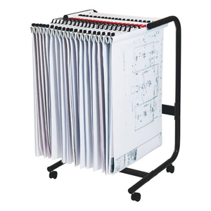 Jh-mech xe đẩy di động 10 kẹp Công suất kế hoạch treo đứng xe đẩy di động kế hoạch bản vẽ kẹp giá - Product Image 5