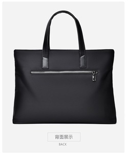 Bolso <span class=keywords><strong>de</strong></span> Mano <span class=keywords><strong>de</strong></span> Moda Coreana para Hombre, <span class=keywords><strong>de</strong></span> 15.6 Pulgadas, <span class=keywords><strong>con</strong></span> Forro <span class=keywords><strong>de</strong></span> Nailon Suave, para Viajes <span class=keywords><strong>de</strong></span> Negocios, Ocio, Trabajo o como Maletín - Product Image 2