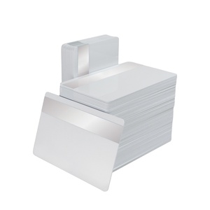 Inkjet imprimible Hico CR80 30Mil Tarjeta de plástico en blanco RFID tarjeta de membresía inteligente con tira magnética - Product Image 4