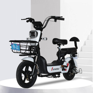 Bicicleta Eléctrica de 14 Pulgadas para Mujer, <span class=keywords><strong>2</strong></span> Plazas, Batería de Litio o Plomo-Ácido, Bicicleta Eléctrica para Dama, Ciclomotor Eléctrico - Product Image 1