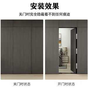 Charnière dissimulée bidimensionnelle Kaishengxi 4 mm en acier inoxydable 304 pour portes pliantes en bois - Product Image 3