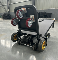 Chariot Élévateur Électrique Certifié CE pour Escaliers, Capacité de Charge 300 kg, Plateforme en Acier, Chariot à Palettes pour Monter les Escaliers