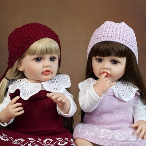 Muñeca <span class=keywords><strong>de</strong></span> bebé realista <span class=keywords><strong>de</strong></span> <span class=keywords><strong>silicona</strong></span>, muñecas recién nacidas <span class=keywords><strong>de</strong></span> 22 pulgadas, precio al por mayor, juguete para niñas pequeñas, muñecas para niños - Product Image 3