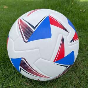 Balón de fútbol de cuero sintético PU de alta calidad, 3,5mm de espesor, logotipo personalizado, tamaño oficial, balón personalizable de entrenamiento 5 - Product Image 4