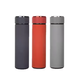 Thermos d'affaires bouteille d'eau en acier inoxydable à double paroi isolée fiole à <span class=keywords><strong>vide</strong></span> infuseur à thé pour couvercle étanche 500ml pour la nourriture - Product Image 2
