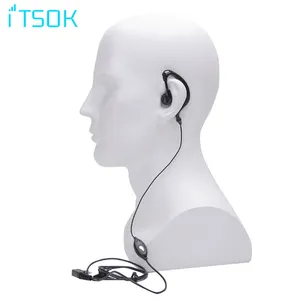 Gizli akustik kulak içi kulaklık TYT Baofeng UV-5R BF-888S radyo aksesuarları 2 Pin PTT MIC kulaklık
