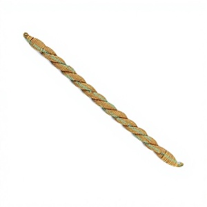 Cordons de casquette en macramé torsadés à 3 brins, dorés, classiques, personnalisés, de haute qualité, enduits, haute ténacité, pour vêtements et accessoires uniformes - Product Image 5