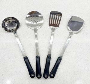 Hot bán nhà bếp wares9 Set nấu ăn đồ dùng bán buôn chịu nhiệt nhựa xử lý thép không gỉ đồ dùng nhà bếp thiết lập - Product Image 6