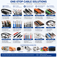 Cable Ethernet Cat5e OEM, 24AWG, 4P, Cobre Sólido, PVC, 220V, para Router y Switch de Computadora RJ45
